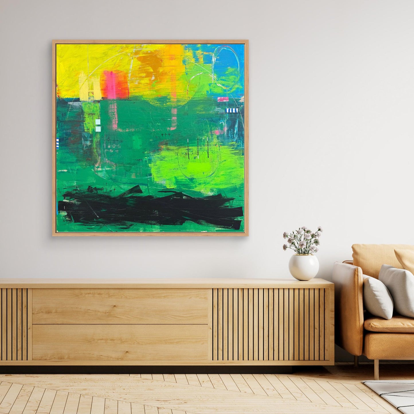 Tethered canvas print