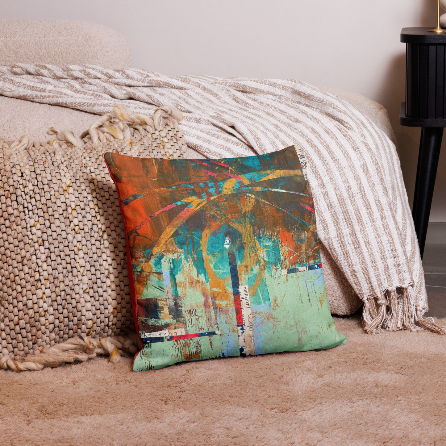 'A Rainy Parade' Premium Pillow