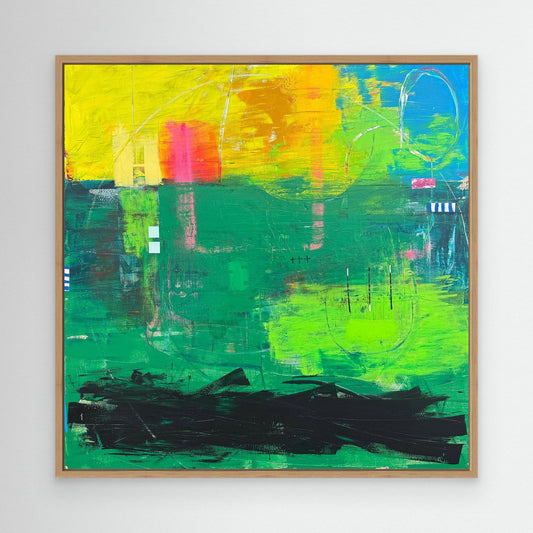 Tethered canvas print