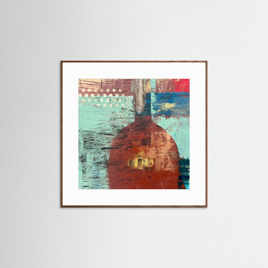 'Vessel' original framed art print
