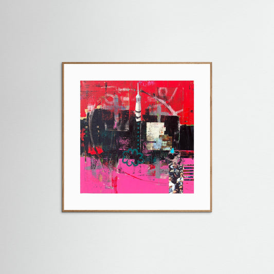 'Mission' original framed art print