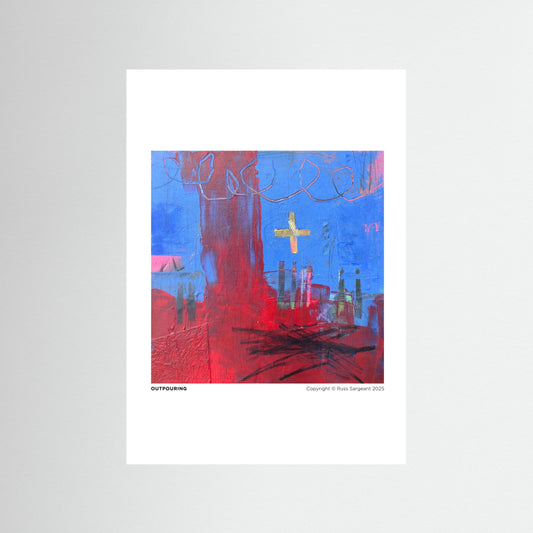 'Outpouring' fine art print
