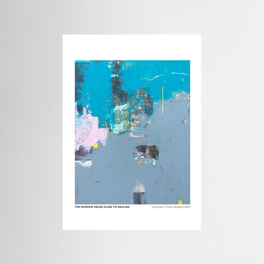 'The Shadow Holds Clues to Healing' fine art print