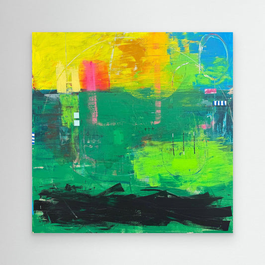 Tethered canvas print